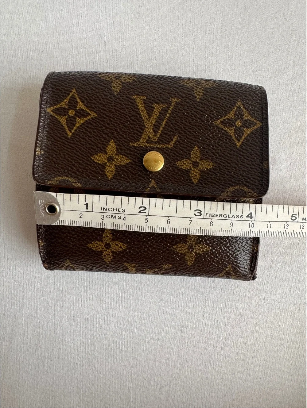 Louis Vuitton Elise Monogram Trifold Wallet Vintage 2001 France SP0051 Entrupy